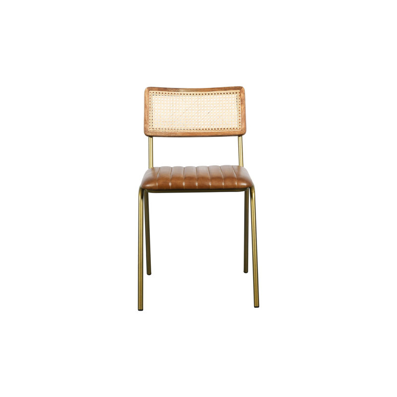 Chaise d'appoint brun clair