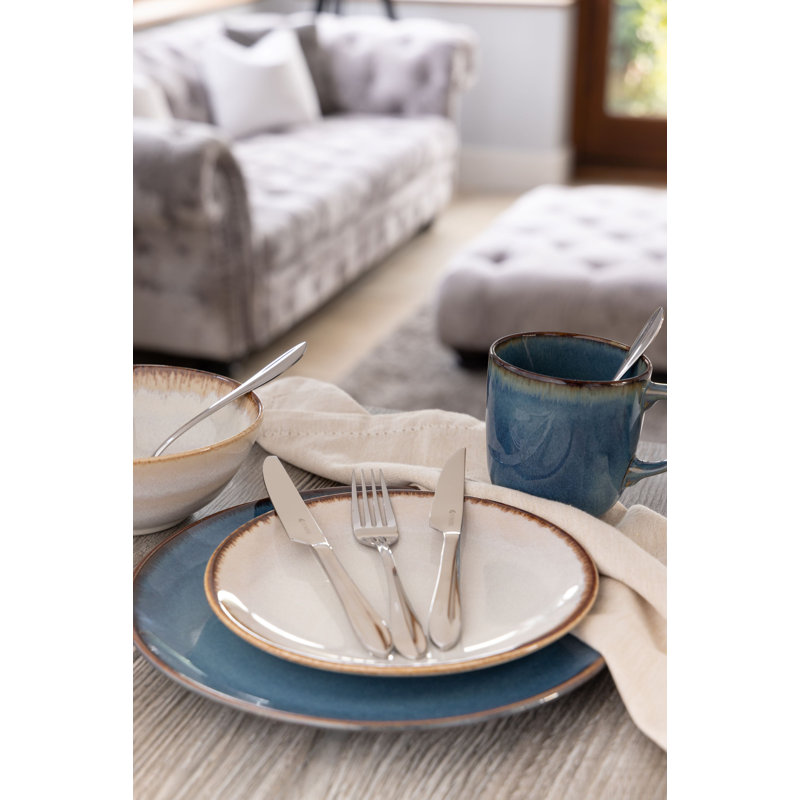 Reactive Dinnerware Side Plates, Cream