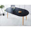 Table extensible polyvalente avec plateau en panneau de fibres à densité moyenne et pieds en bois, parfaite pour la salle à manger, le bureau ou le café, longueur réglable de 100 à 180 cm