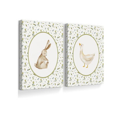 2 Piece Wrapped Canvas Print