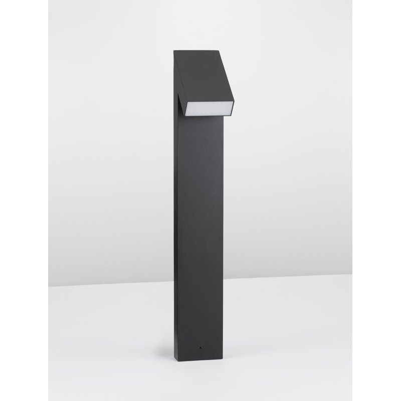 Black Integrated LED Metal Bollard Light