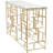 50.50'' Glass Top Console Table