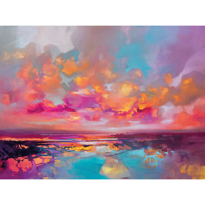 Fractal Shore by Scott Naismith - Wrapped Canvas Canvas