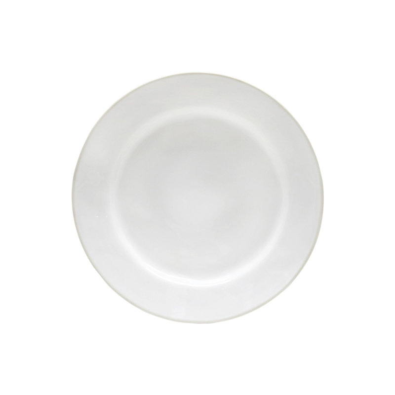 Assiette plate Beja, Blanc / crème