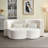 Full Size Beige Folding Sleeper With 2 Pillows, Corduroy Upholstery, Foam - Filled, Convertible, No Assembly, For Guest Bed In Apartments Lofts-1893558468
