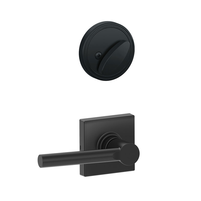 Ensemble de levier intérieur à un cylindre (partie extérieure vendue séparément) J Series, Noir mat