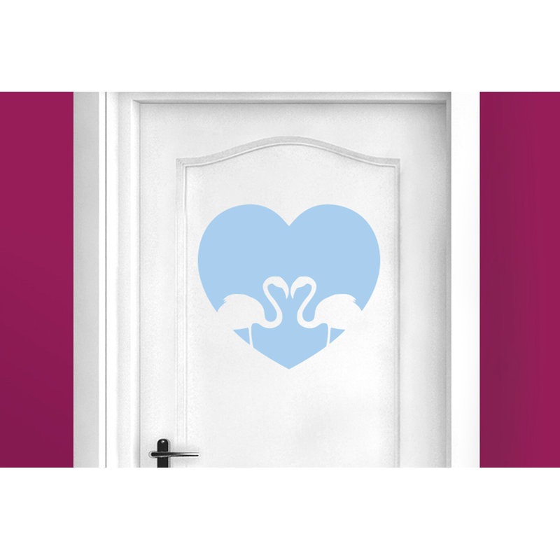 Animals Wall Decal, Light Blue