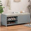 Banc de rangement 43 po patiné avec rangement-1992143307