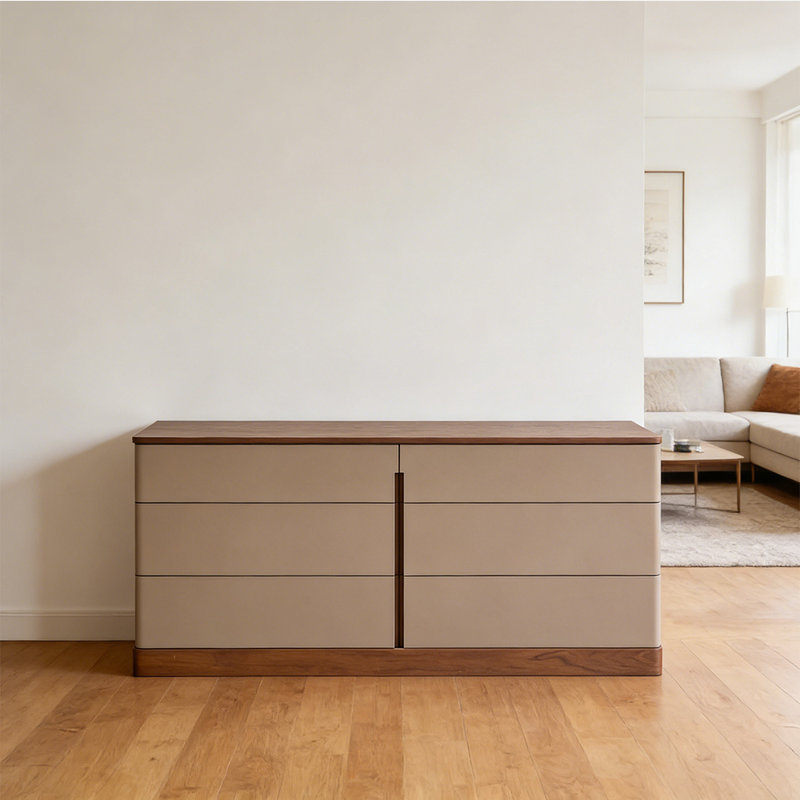Buffet minimaliste et haut de gamme de style italien