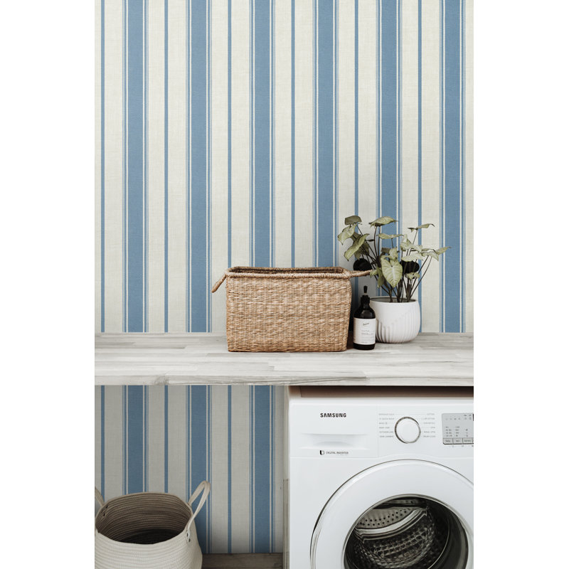 Rouleau de papier peint L 27 pi x l 27 po Leota, Campanule