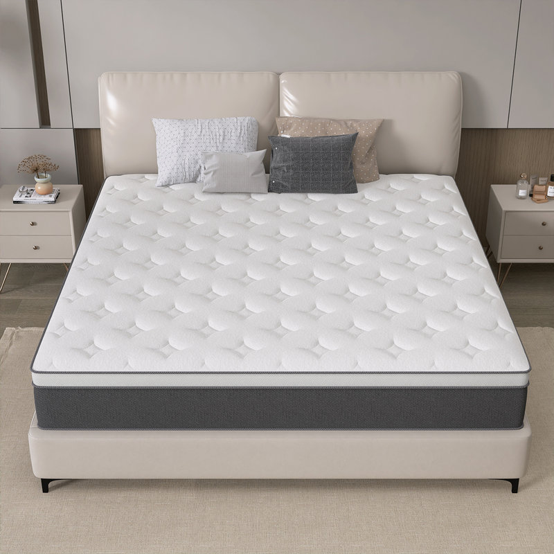 Matelas hybride moyen Abid, Très grand lit, 12"
