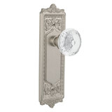 Egg & Dart Plate with Crystal Meadows Knob