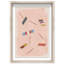 Oliver Gal Floating Color Blocks in Pink Abstract - Luxury Shadowbox Framed Wall Art-120701210-120701209
