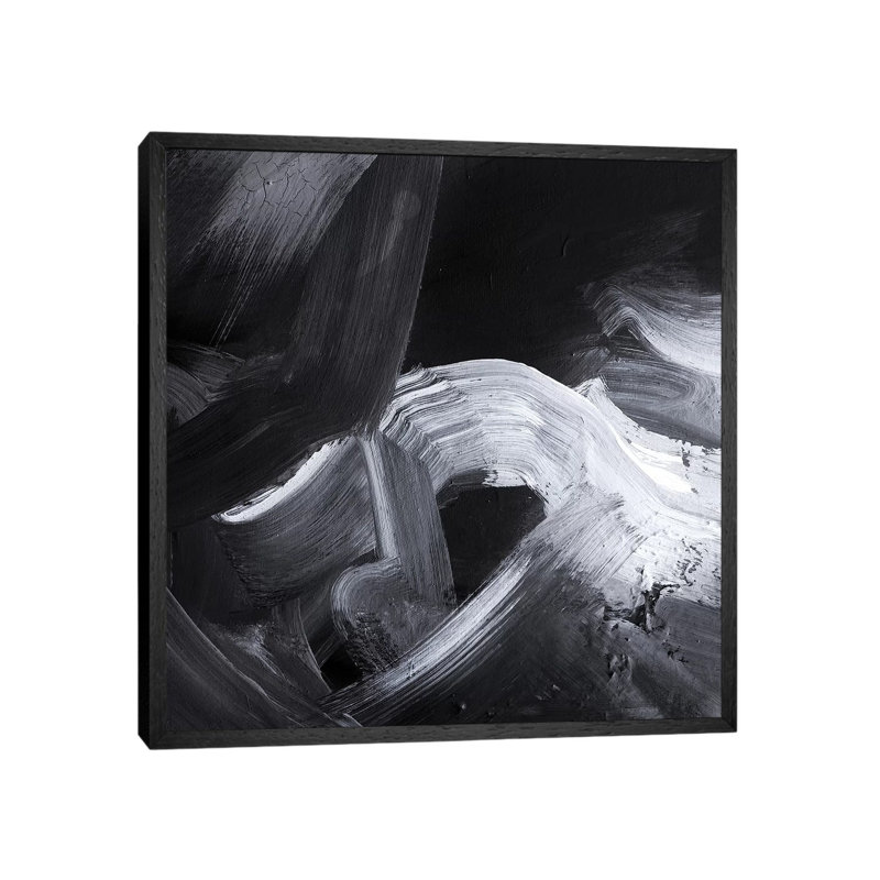 Abyss II by Sana Jamlaney - Gallery-Wrapped Canvas Giclée on Canvas, Black Framed, 45.72 cm H x 45.72 cm W
