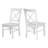 Surfside - X-Back Dining Chair - Set of 2 - Weathered White Finish