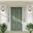 18 In. 1-Light Matte Black Finish Outdoor Wall Sconce With Seedy Glass Shade