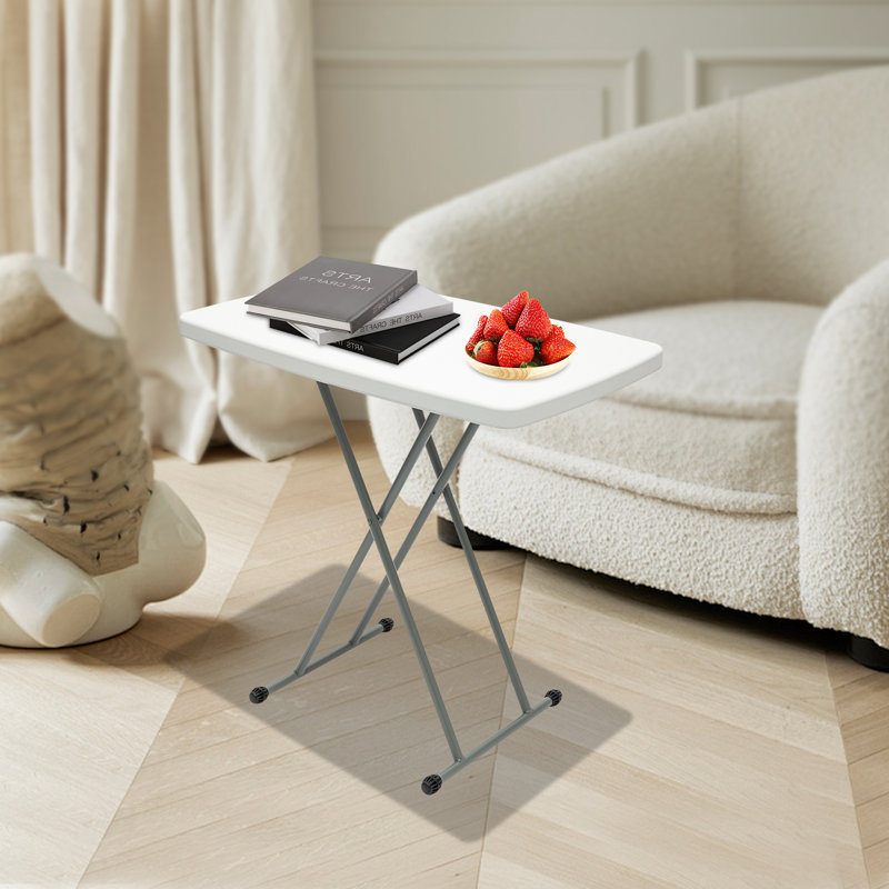 30.31" x 19.69" Rectangular Adjustable Folding Table
