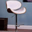 Tabouret de bar pivotant moderne en bois cintré, tabouret de comptoir à hauteur réglable-882854377