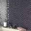 Tribeca 1" Hex Glossy 10-1/4 " x 11-7/8 " Porcelain Mosaic Floor and Wall Tile-1357382667