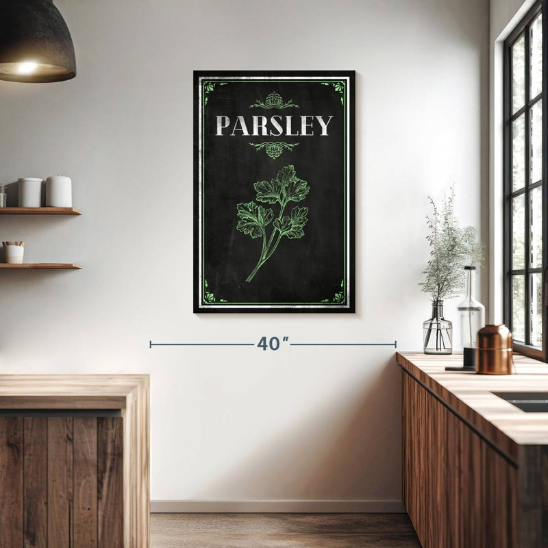 Fresh Parsley, 39" H x 26" W