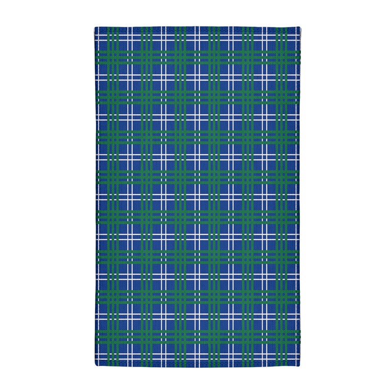 Tapis à carreaux bleu, Rectangle 2 pi x 3 pi