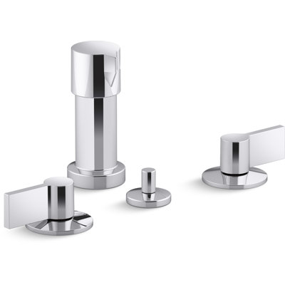 Components Widespread Bidet Faucet With Lever Handles