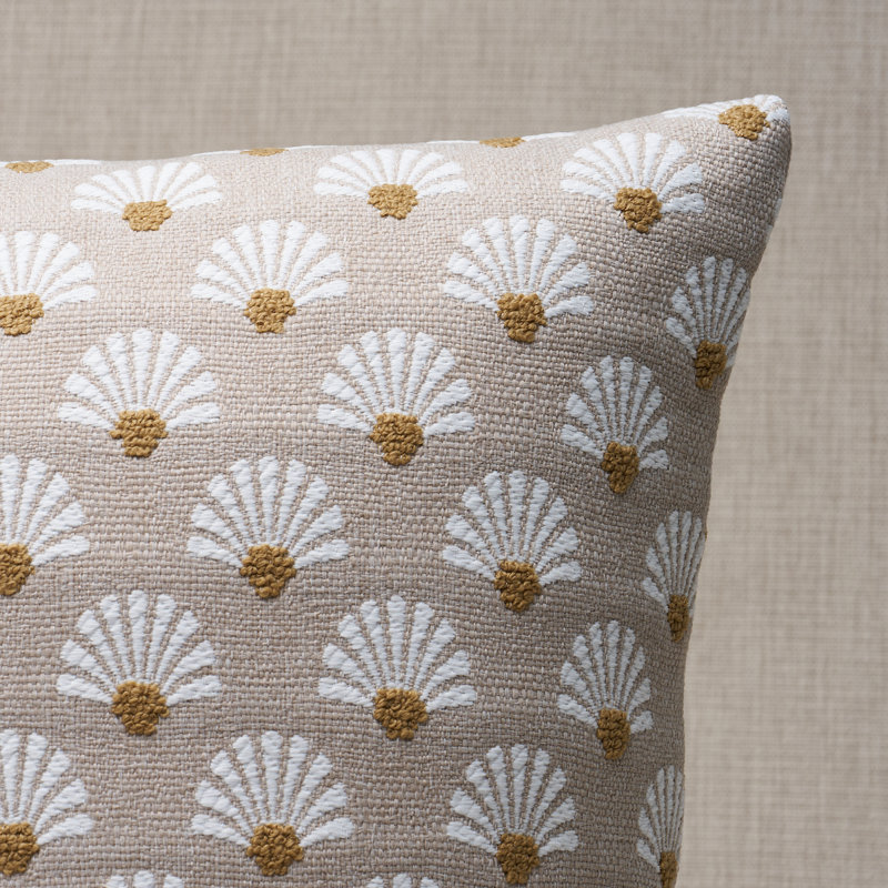 Bellini I/O Pillow, Sand, 18" H x 18" W, Square
