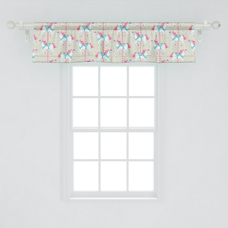 Ensemble de 2 cantonnières Ambesonne, motif festif 52430, L 54 po x L 12 po