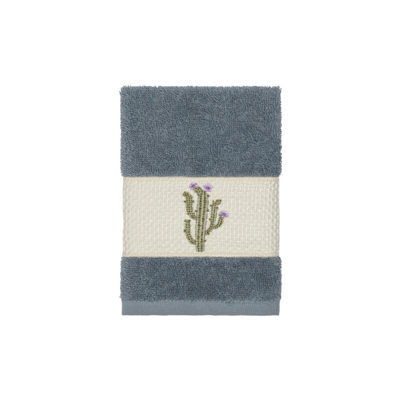 Mila Turkish Cotton Midweight Washcloth, Teal