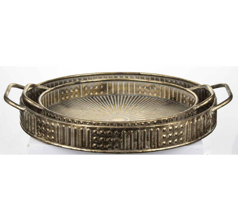 Blitz Metal Tray - Set of 2