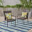 Hawes Outdoor Wicker Stacking Dining Chairs-1094580021