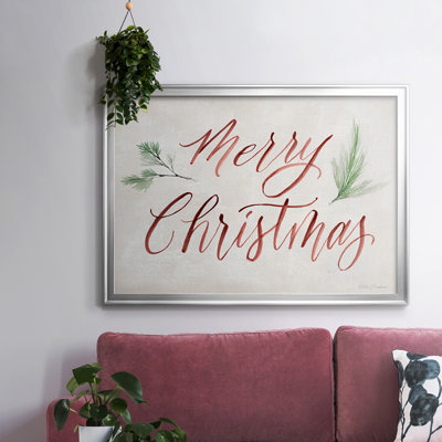 «Merry Christmas» - Reproduction de photo sur toile