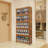 10-layer Rectangular Freestanding Bamboo Shoe Cabinet with Doors
