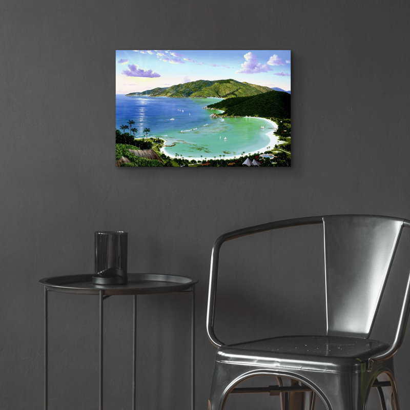 Art mural en verre acrylique, H 16 po x l 24 po x P 0,2 po