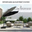 10' Octagon Cantilever Umbrella with Weighted Base-108840703