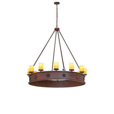 60" Wide Lorenzo 12 Light Chandelier