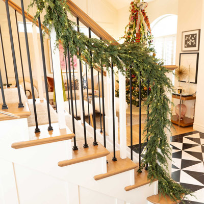 9 ft. Pre-Lit LED Garland - Cedar