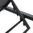Outdoor Frame with Polyester Cushion Recliner Set of 2