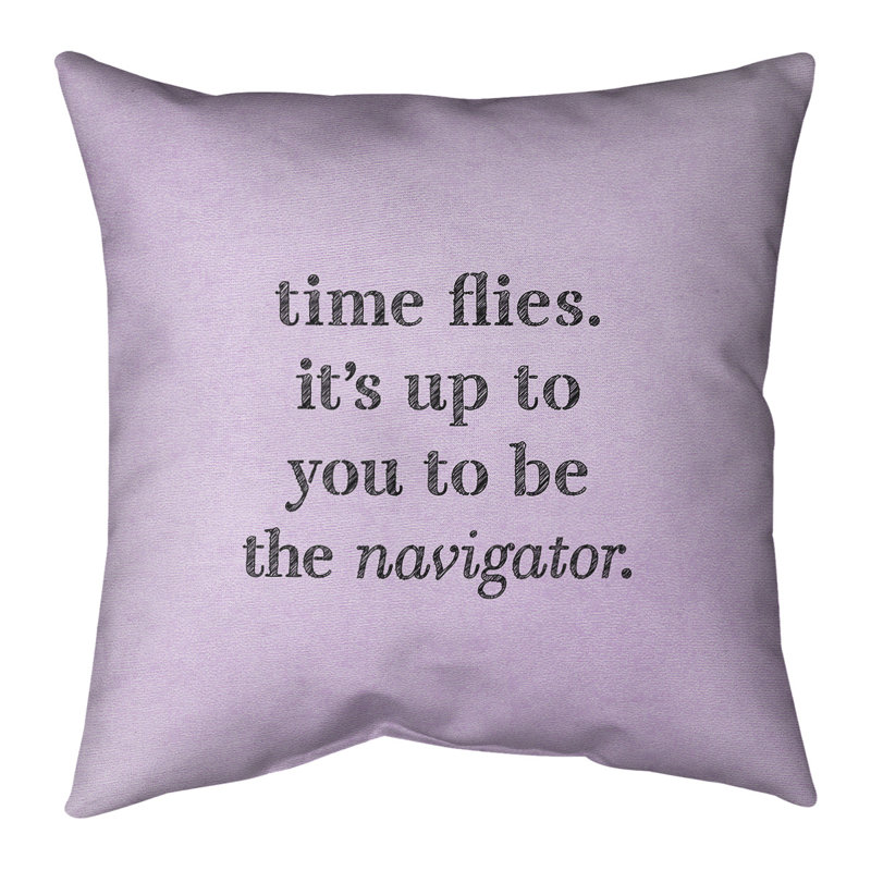 Housse de coussin en lin main time, Mauve / Noir, 18 po x 18 po