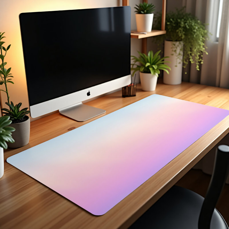 Polyester Desk Pad, 31.5x15.5