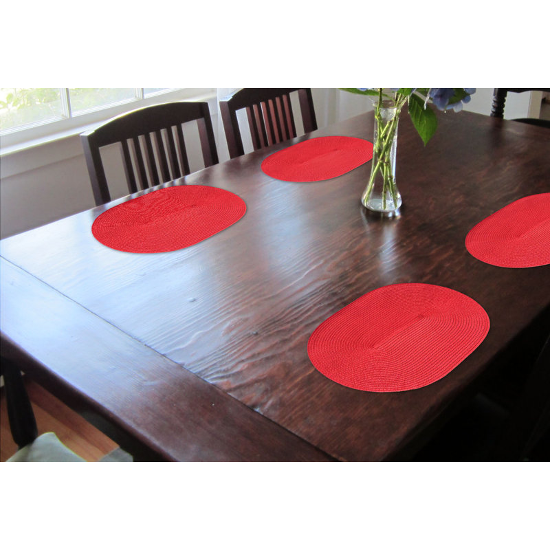 Ensemble de napperons 6 pièces Tigela, Rouge