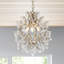 3 - Light Dimmable Crystal Chandelier