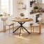 Round Metal Base Dining Table