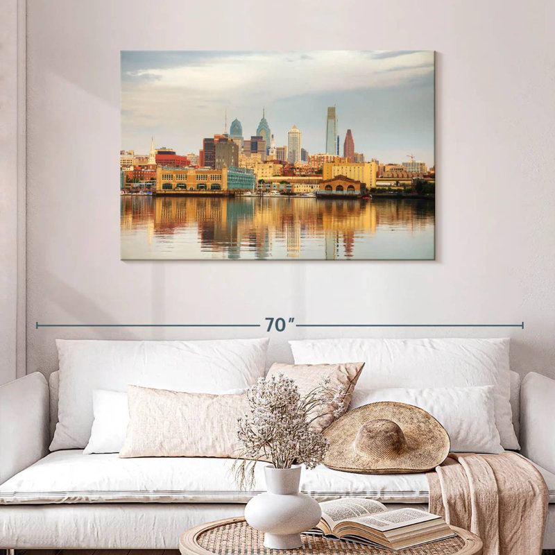 Sirci Philadelphia City Reflection, H 30 po x l 45 po