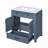 Bathroom Vanity With Sink, Double Doors And Drawer-1190746479