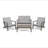 LEAH 4PC CHAT SET