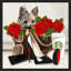 Fashion Yorkie 2 (Square) par By Jodi - impression-1861788685-1861788702