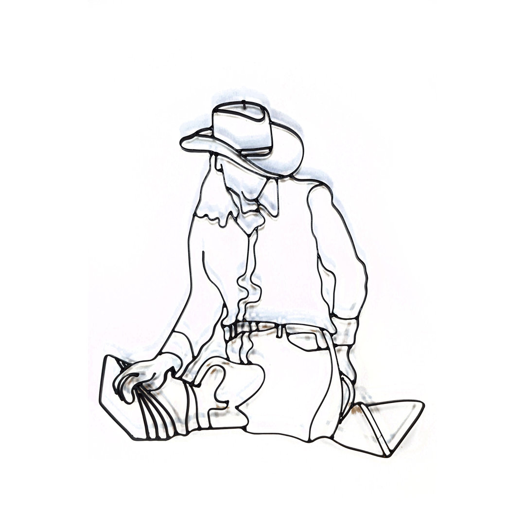 Handmade Modern People Wall Decor on Metal World Unique Imports