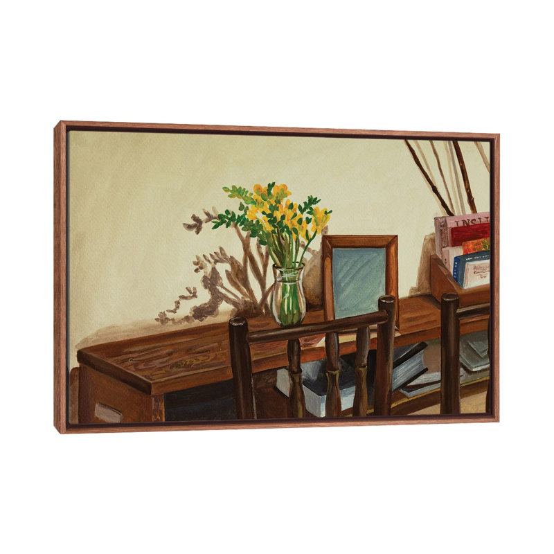 Freesia In Spring, 45.72 cm H x 66.04 cm W x 4.445 cm D, Classic Wood