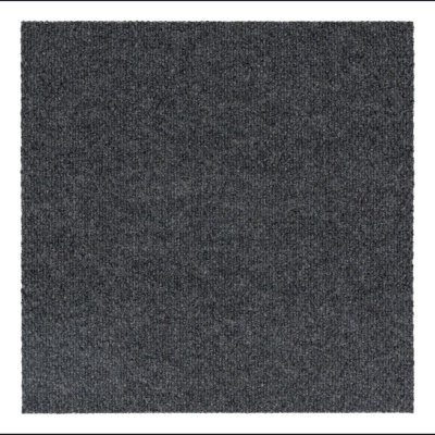 18'' x 18''  Indoor/Outdoor Level Loop Peel & Stick Polyester Carpet Tile (Pack of 10) (22.5 sqft/Box)